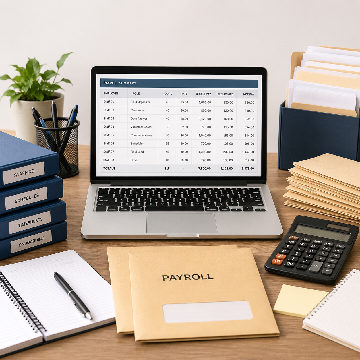 Campaign Staffing / Payroll